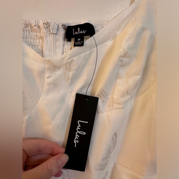 NWT Wishing on Love Satin Butterfly Dress - Picture 7 of 7